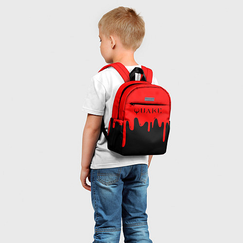 Детский рюкзак Quake краски текстура шутер / 3D-принт – фото 5