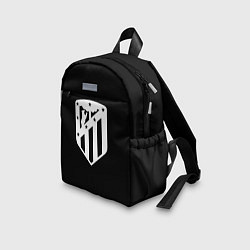 Детский рюкзак Атлетико Мадрид белое лого фк, цвет: 3D-принт — фото 2