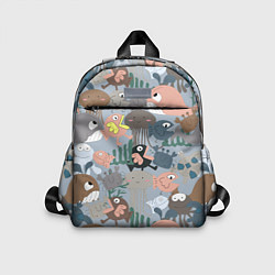 Детский рюкзак Милый мультфильм о морских животных, цвет: 3D-принт