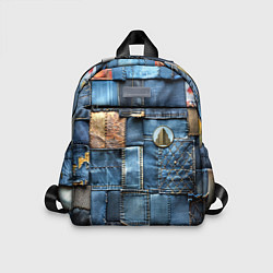 Детский рюкзак Значок архитектора на джинсах, цвет: 3D-принт