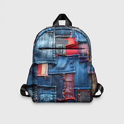 Детский рюкзак Джинсовая форма электрика, цвет: 3D-принт