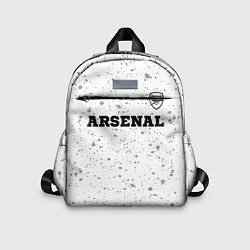 Детский рюкзак Arsenal sport на светлом фоне посередине, цвет: 3D-принт