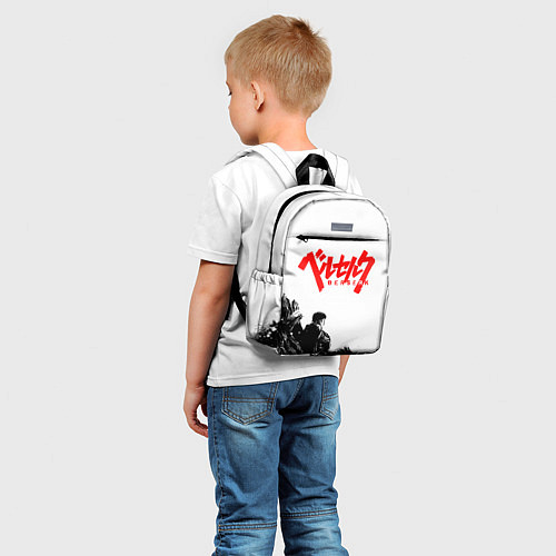 Детский рюкзак Аниме Берсерк - Гатс лежит / 3D-принт – фото 5