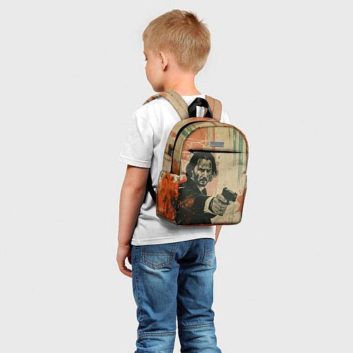 Детский рюкзак Джон Уик с пистолетом / 3D-принт – фото 5
