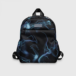 Детский рюкзак Синие неоновые молнии, цвет: 3D-принт