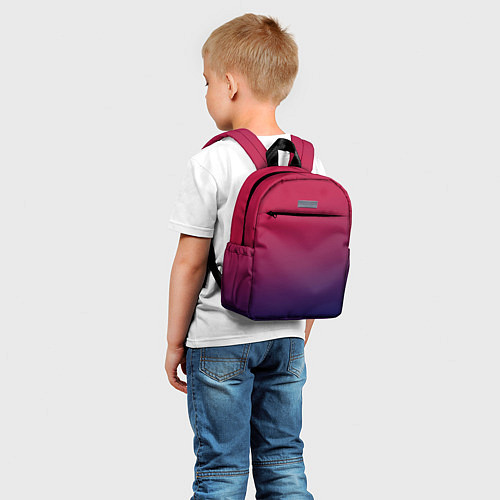 Детский рюкзак Gradient red-blue / 3D-принт – фото 5