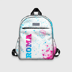 Детский рюкзак Roma neon gradient style вертикально, цвет: 3D-принт