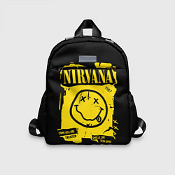Детский рюкзак Nirvana - смайлик, цвет: 3D-принт
