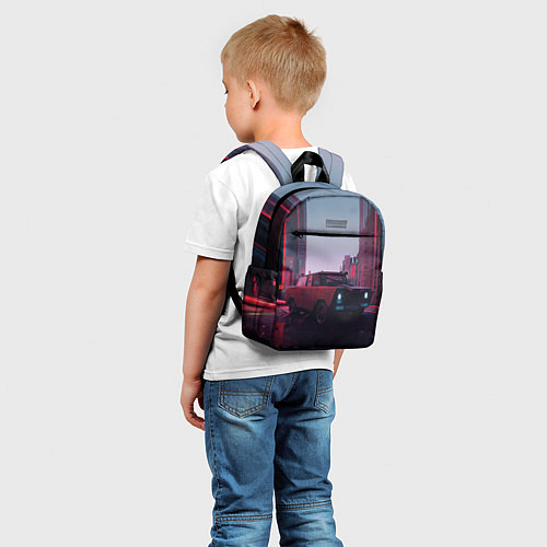 Детский рюкзак Бронированный авто / 3D-принт – фото 5