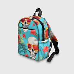 Детский рюкзак Черепа в отпуске, цвет: 3D-принт — фото 2
