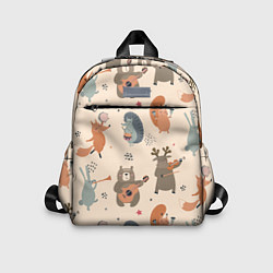 Детский рюкзак Животные с инструментами, цвет: 3D-принт