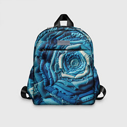 Детский рюкзак Джинсовая роза - нейросеть, цвет: 3D-принт