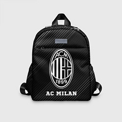 Детский рюкзак AC Milan sport на темном фоне, цвет: 3D-принт