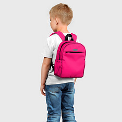 Детский рюкзак Фуксия мягкий градиент, цвет: 3D-принт — фото 2