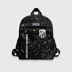 Детский рюкзак Atletico Madrid sport на темном фоне вертикально, цвет: 3D-принт