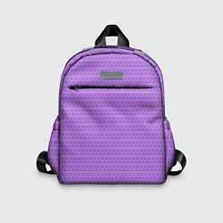 Детский рюкзак Сиреневый паттерн узоры, цвет: 3D-принт