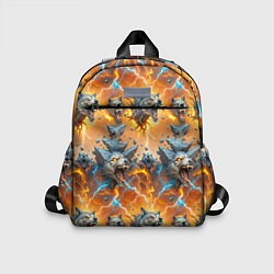 Детский рюкзак Волки и камни, цвет: 3D-принт