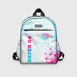 Детский рюкзак Bayer 04 neon gradient style вертикально, цвет: 3D-принт