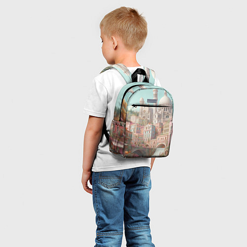 Детский рюкзак Город в восточном стиле / 3D-принт – фото 5