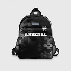 Детский рюкзак Arsenal sport на темном фоне посередине, цвет: 3D-принт