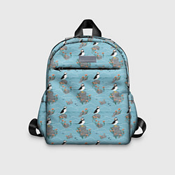 Детский рюкзак Маленькие птицы на скалах, цвет: 3D-принт