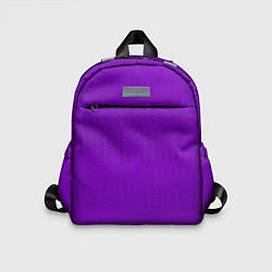 Детский рюкзак Фиолетовый текстурированный, цвет: 3D-принт