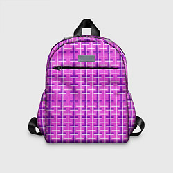 Детский рюкзак Фиолетовые полосы, цвет: 3D-принт