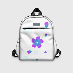 Детский рюкзак Цветочки и пузыри