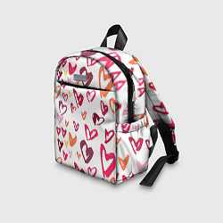 Детский рюкзак Сердечки паттерн, цвет: 3D-принт — фото 2