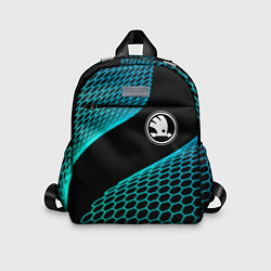 Детский рюкзак Skoda electro hexagon, цвет: 3D-принт