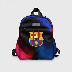 Детский рюкзак Barcelona fc club gradient smoke, цвет: 3D-принт