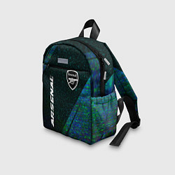 Детский рюкзак Arsenal glitch blue, цвет: 3D-принт — фото 2