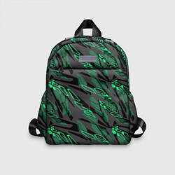 Детский рюкзак Абстрактный камуфляжный узор, цвет: 3D-принт