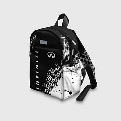 Детский рюкзак Инфинити: следы от шин, цвет: 3D-принт — фото 2