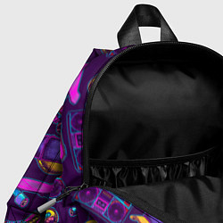 Детский рюкзак Ретро 80 атрибутика, цвет: 3D-принт — фото 2