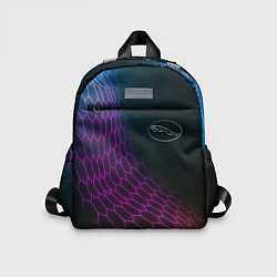 Детский рюкзак Jaguar neon hexagon, цвет: 3D-принт