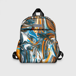 Детский рюкзак Иллюзия смешанных абстрактных красок, цвет: 3D-принт