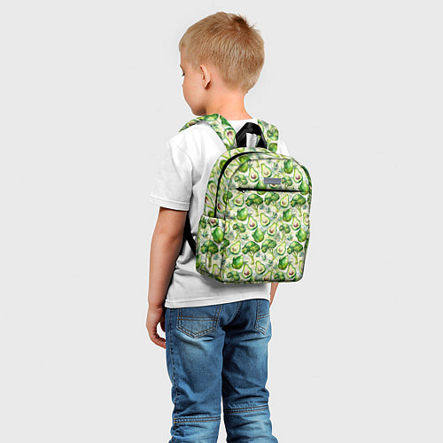 Детский рюкзак Авокадо и брокколи / 3D-принт – фото 5