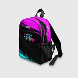 Детский рюкзак Among us neon colors, цвет: 3D-принт — фото 2