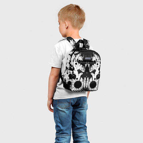 Детский рюкзак Psychedelic Rorschach test - ai art / 3D-принт – фото 5