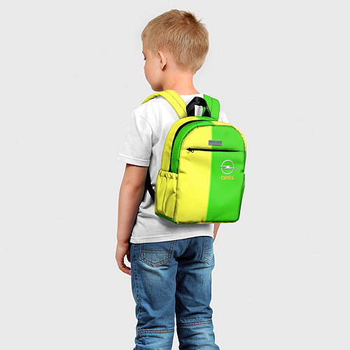 Детский рюкзак Opel текстура / 3D-принт – фото 5