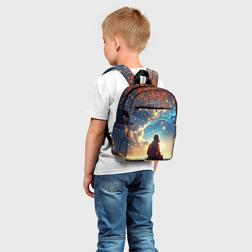 Детский рюкзак Небесный пейзаж - сюрреализм / 3D-принт – фото 5