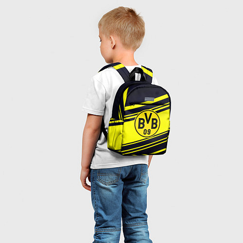 Детский рюкзак Borussia sport geometry / 3D-принт – фото 5