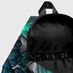 Детский рюкзак Темная текстура со свечением, цвет: 3D-принт — фото 2