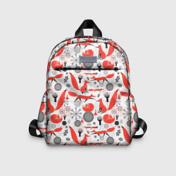 Детский рюкзак Лисий узор, цвет: 3D-принт