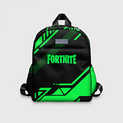 Детский рюкзак Fortnite geometry green, цвет: 3D-принт