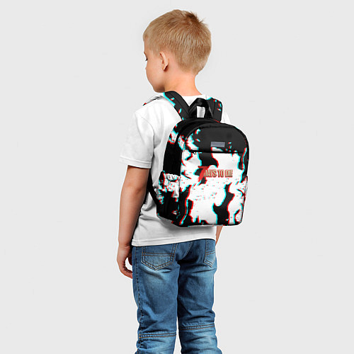 Детский рюкзак 7 Days to die glitch fire / 3D-принт – фото 5