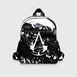 Детский рюкзак Assassins Creed logo краски, цвет: 3D-принт