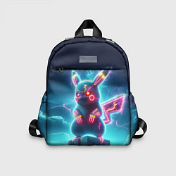 Детский рюкзак Пикадзила на крыше небоскрёба - неоновое свечение: