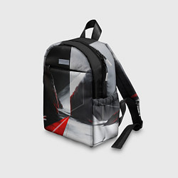 Детский рюкзак Футуристичный пейзаж в стиле авангард, цвет: 3D-принт — фото 2